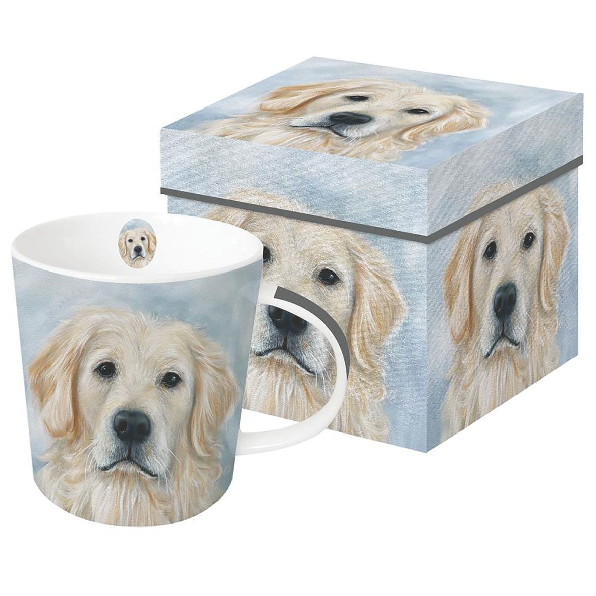 Bögre, csésze Kutyás porcelán bögre díszdobozban Quinn