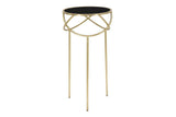 Luna arany modern lerakóasztal Ø Ø 40X80 cm Modern lerakóasztal Mauro Ferretti