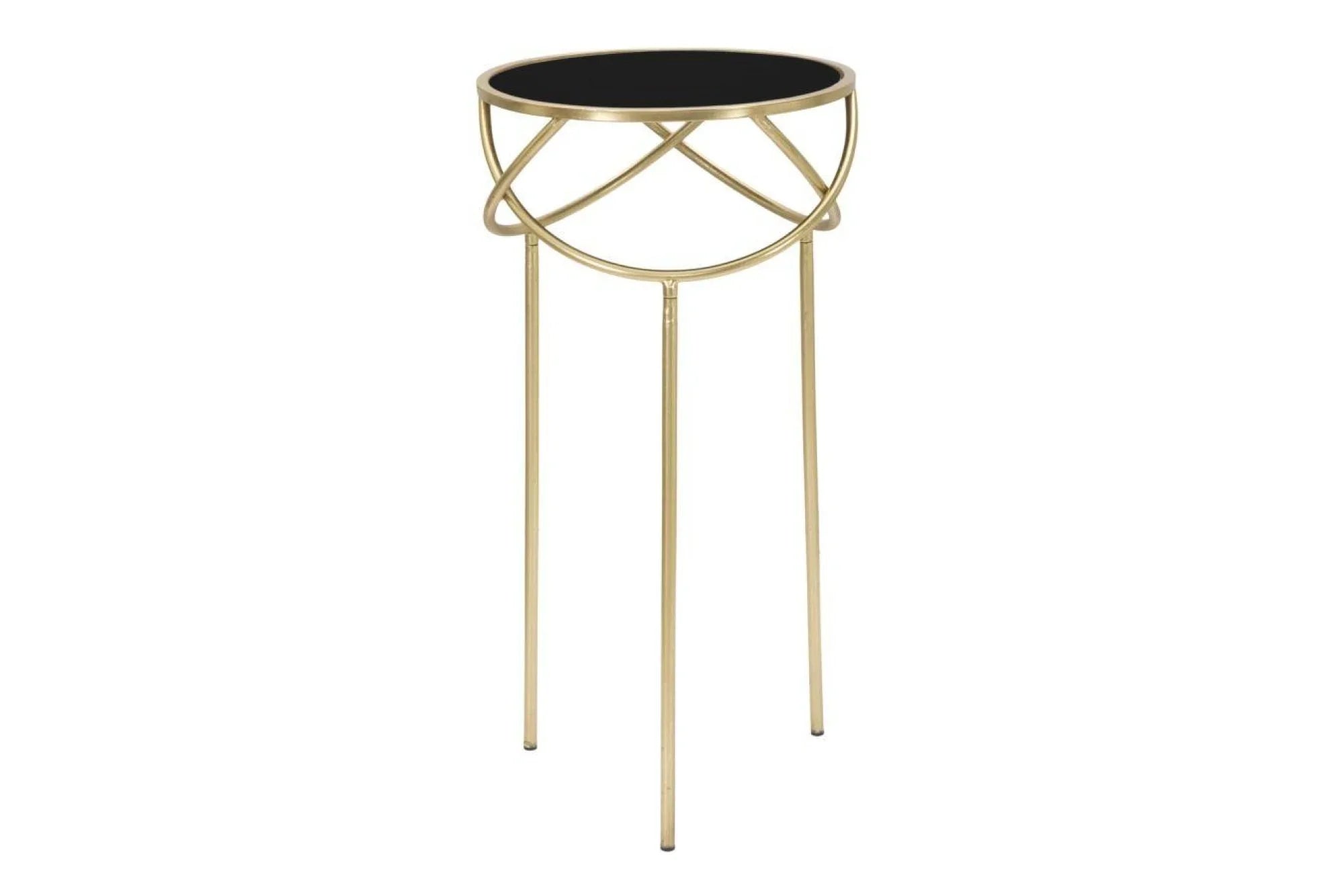 Luna arany modern lerakóasztal Ø Ø 40X80 cm Modern lerakóasztal Mauro Ferretti