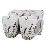 Levendulás porcelán bögre szett – 2 darabos 360 ml – díszdobozos – Classic Lavende