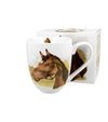 Lovas Porcelán nagyméretű 1 literes bögre díszdobozban Horse Portrait