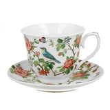 Madaras porcelán teás csésze aljjal- 250 ml - díszdobozban