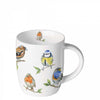 Bögre Madárkás porcelán bögre 200 ml Bird species