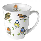 Bögre Madárkás porcelán bögre 400 ml Bird species