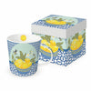 Bögre Malaga citrom mintás porcelán bögre