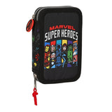 Tolltartó MARVEL Avengers szuperhősök 28 db-s fekete tolltartó