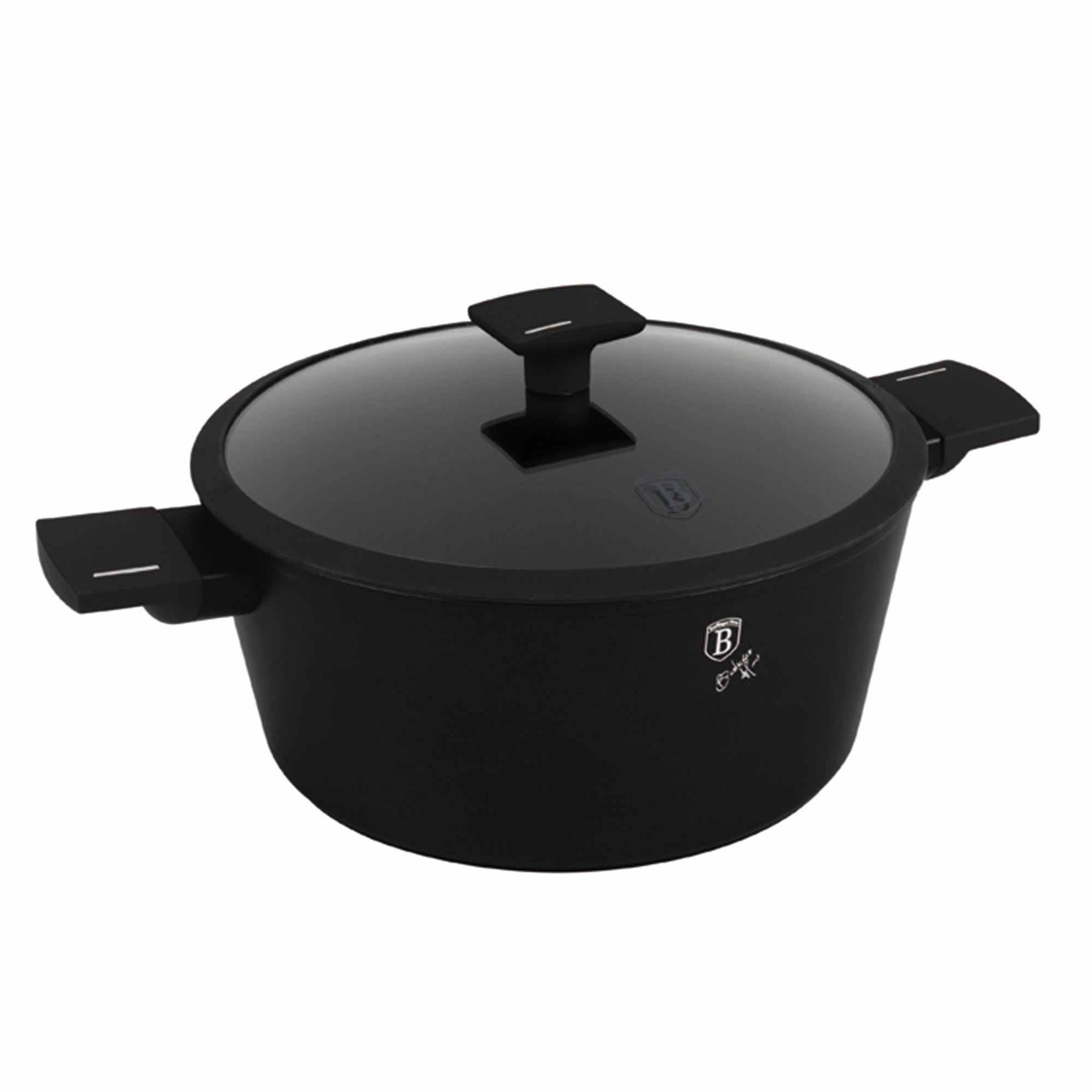 Matt fekete indukciós tapadásmentes lábas 6,1literes Berlinger Haus Matte Black