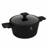 Matt fekete indukciós tapadásmentes lábas fedővel 4,1 L Berlinger Haus Matte Black