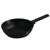 Matt fekete indukciós tapadásmentes mély serpenyő dupla kiöntő csőrrel 24 cm Berlinger Haus Matte Black