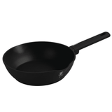 Matt fekete indukciós tapadásmentes mély serpenyő dupla kiöntő csőrrel 24 cm Berlinger Haus Matte Black