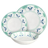 Tognana 18 részes mediterrám porcelán étkészlet Positano