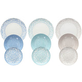 18 részes porcelán étkészlet – több színű Tognana Celine