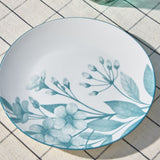 Tognana 18 részes virág mintás porcelán étkészlet Coralie Teal
