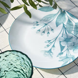 Tognana 18 részes virág mintás porcelán étkészlet Coralie Teal