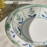 Tognana 18 részes mediterrám porcelán étkészlet Positano