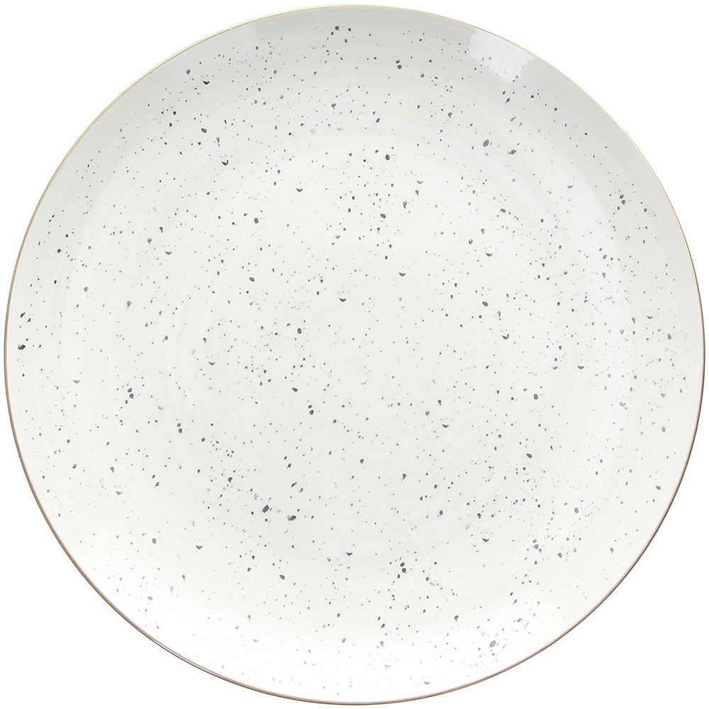 Fehér porcelán lapostányér 27 cm Tognana Pepper Bianco