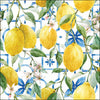 Mediterrán citromos háromrétegű papírszalvéta 33x33 cm 20 db-os
