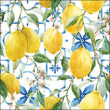 Mediterrán citromos háromrétegű papírszalvéta 33x33 cm 20 db-os