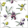 Szalvéta Mediterrán papírszalvéta 33x33 cm olívás Delicious olives