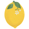 Tálca Mediterrán porcelán sárga citrom kínáló tál 25x18,5 cm Fleurs et Citrons