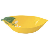 Tálka Mediterrán porcelán sárga citrom tálka 15x11 cm Fleurs et Citrons