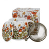 Mezei virág – pipacsos porcelán öblös bögre fémszűrővel – 430 ml – Wild Bird