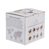 Mókusos porcelán bögre – 400 ml – díszdobozos