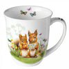 Bögre, csésze Mókusos porcelán bögre Little squirrel