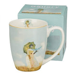 Monet porcelán bögre – 360 ml – Nő esernyővel