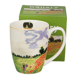 Monet porcelán bögre – 360 ml – Pipacsmező