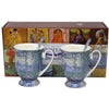 Monet porcelán bögre szett kanállal díszdobozban - 300 ml - Vizililiomok