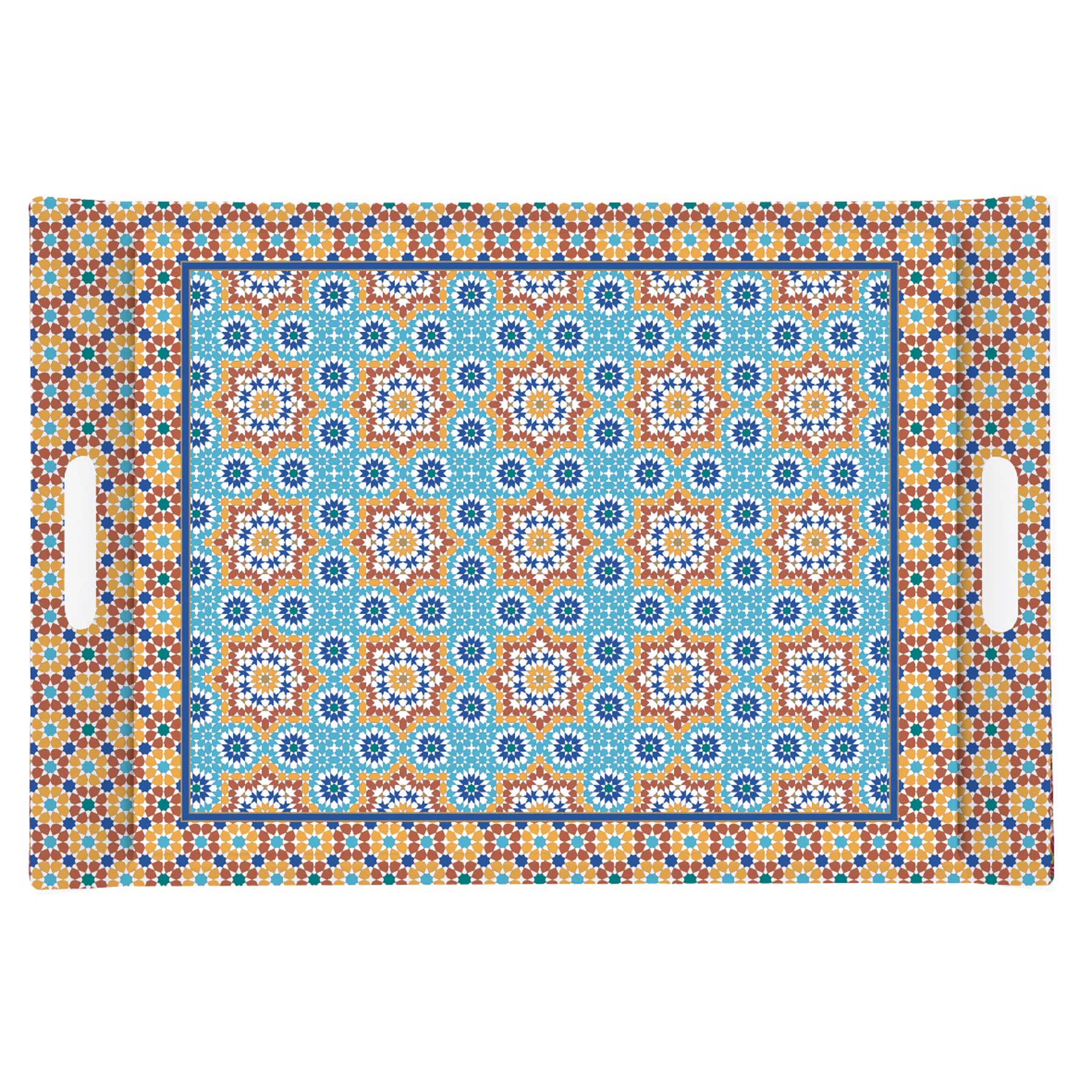 Teáskanna Műanyag nagy konyhai tálca 49X34 cm Marrakech