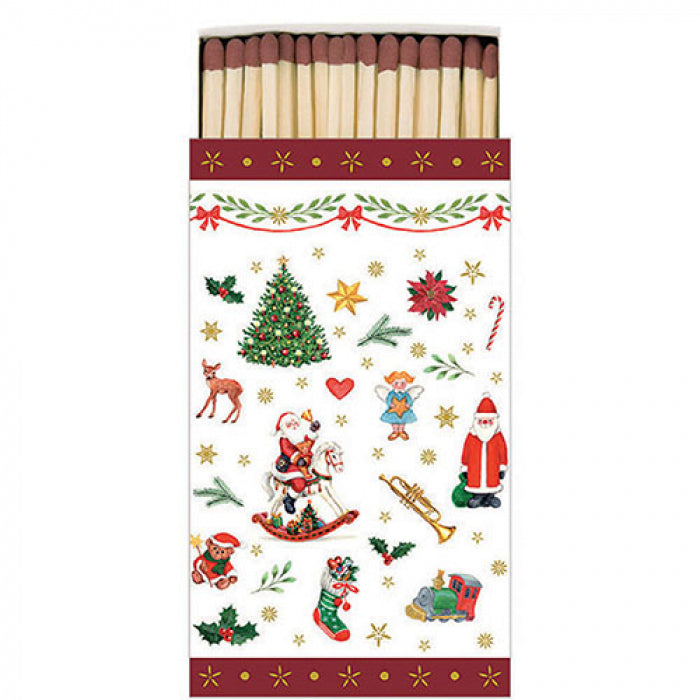 Gyufa Nagy gyufa 6,5x11cm Karácsonyi dobozbanOrnaments All Over red