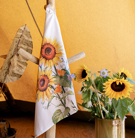 Konyharuha Napraforgó virágos pamut konyharuha Sunflowers