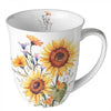 Bögre, csésze Napraforgó virágos porcelán bögre Sunflowers