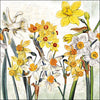 Szalvéta Narcissus tavaszi virágok háromrétegű papírszalvéta 33x33 cm 20 db-os