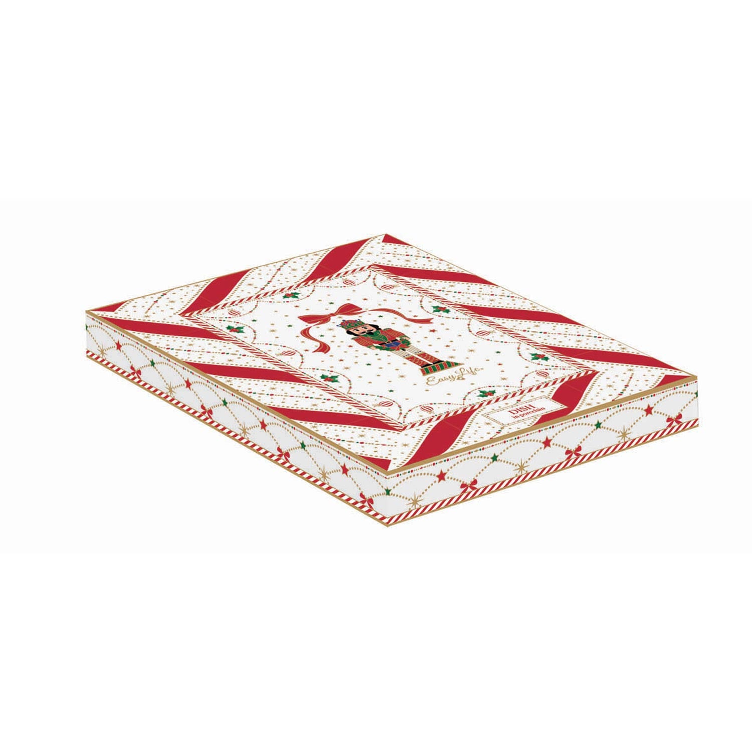 Tálka Nutcracker Twist karácsonyi porcelán fenyőfa alakú tálca