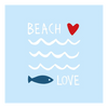 Szalvéta Nyári papírszalvéta halmintás Beach Love