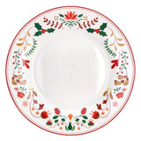 18 részes karácsonyi porcelán étkészlet Tognana Winter Folk