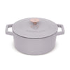 Öntöttvas alacsony lábas 24 cm Indukciós Berlinger Haus Taupe Collection