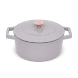 Öntöttvas alacsony lábas 24 cm Indukciós Berlinger Haus Taupe Collection