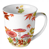 Bögre Őszi gomba mintás porcelán bögre Fly agaric
