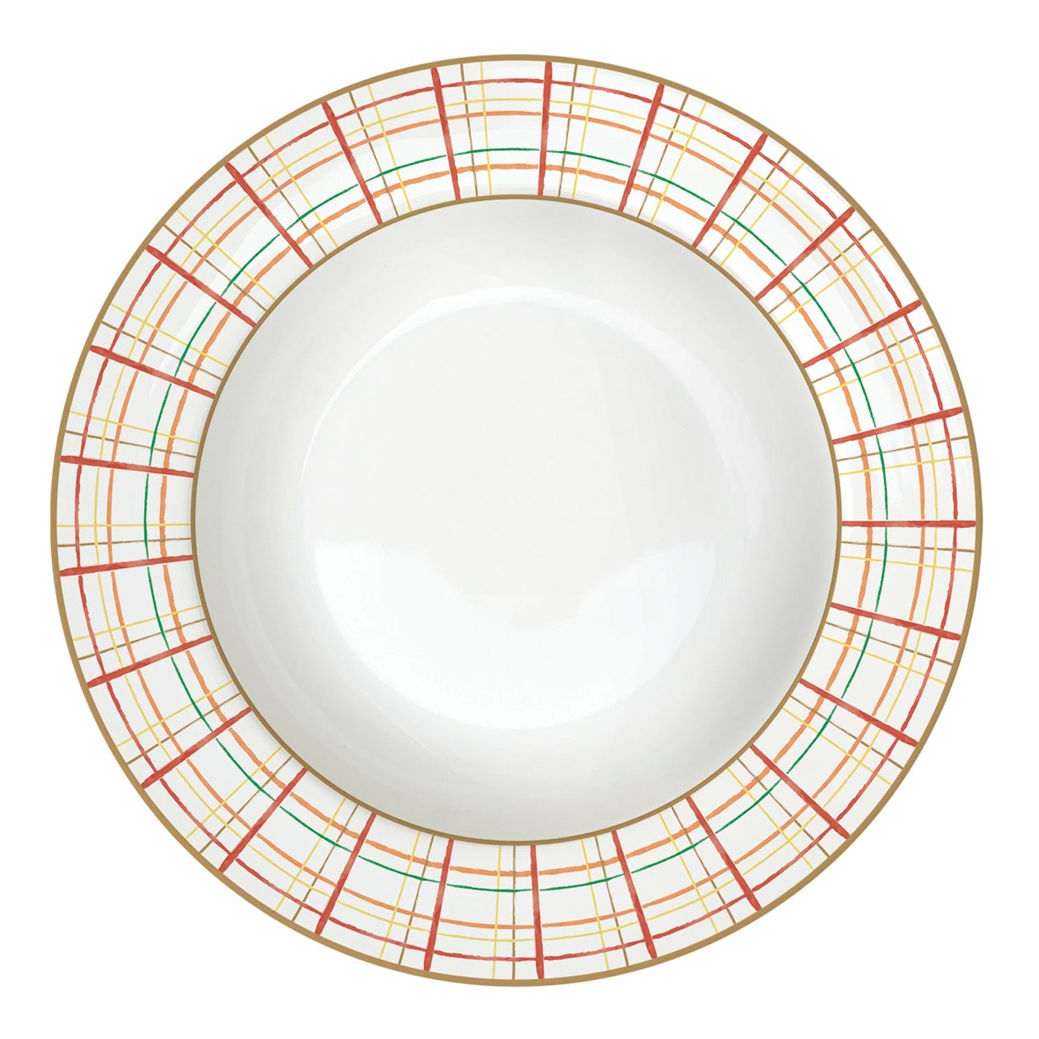 Tányér, étkészlet Őszi Mintával díszített Porcelán mélytányér Harvest