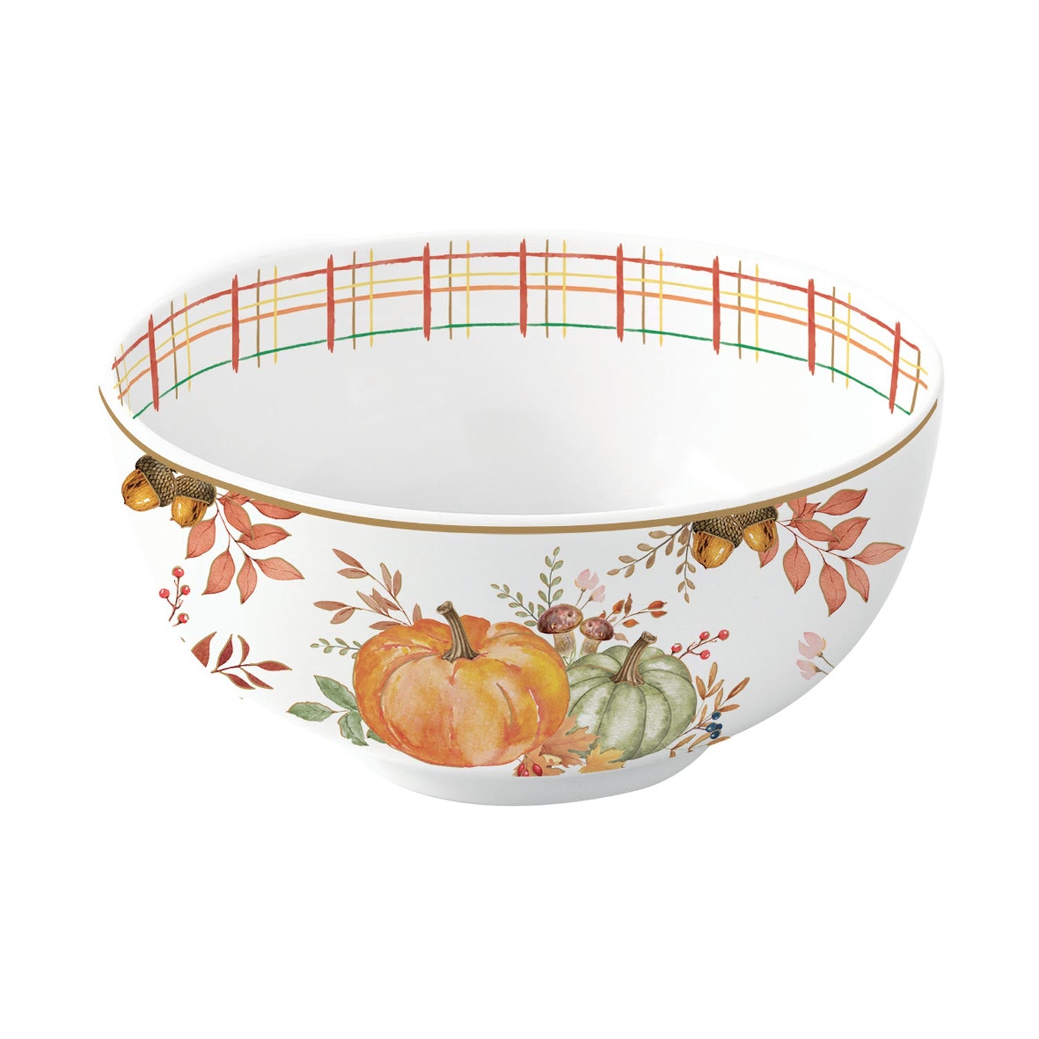 Tálka Őszi Mintával dísztökkel díszített Porcelán tálka 12 cm Harvest
