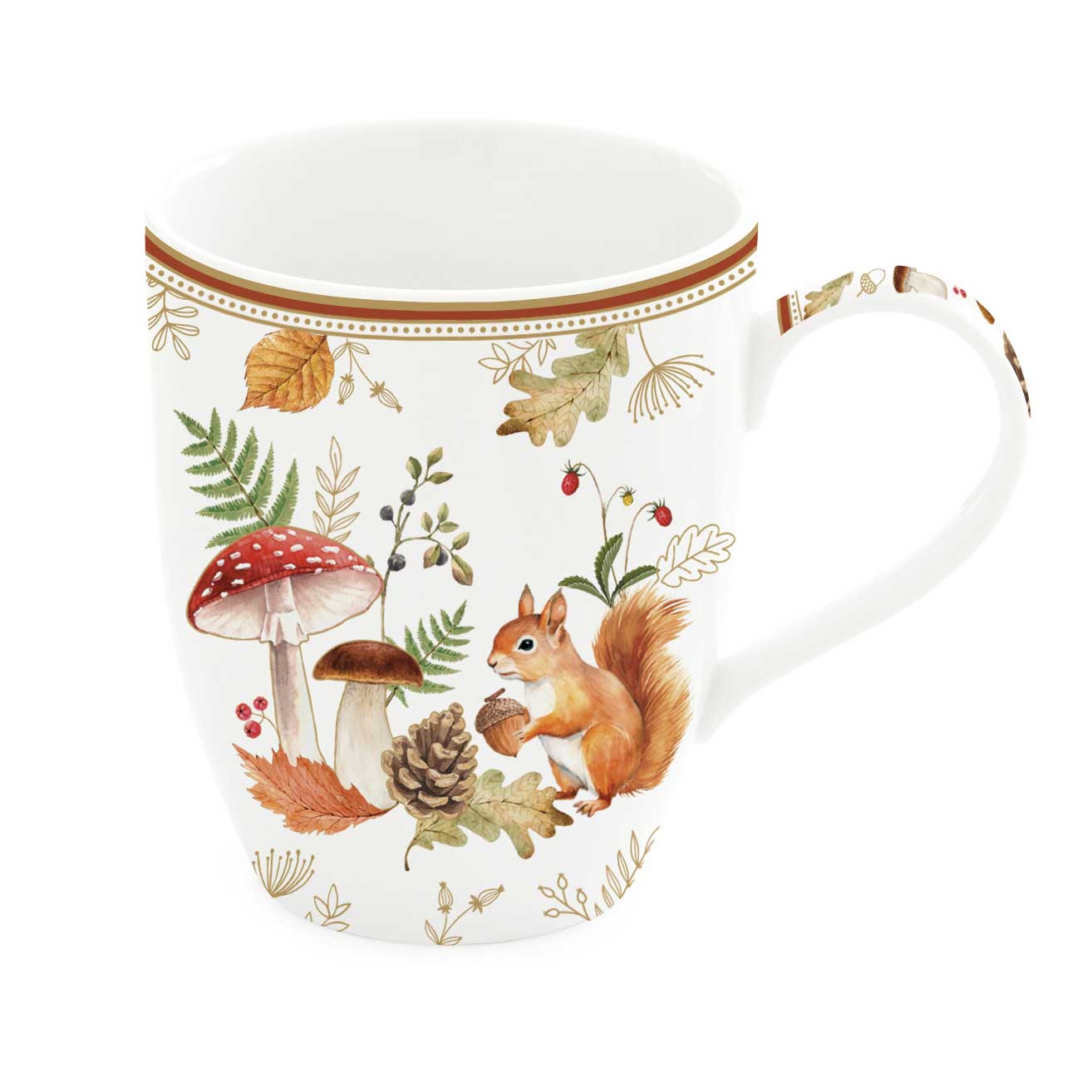 Bögre Őszi porcelán bögre díszdobozban Autumn Breeze