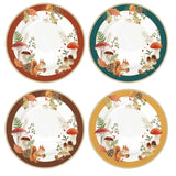 Tányér, étkészlet Őszi porcelán desszertes tányér 4 db szett díszdobozban Autumn Breeze