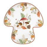 Tál Őszi porcelán gomba alakú kínáló tál díszdobozban Autumn Breeze