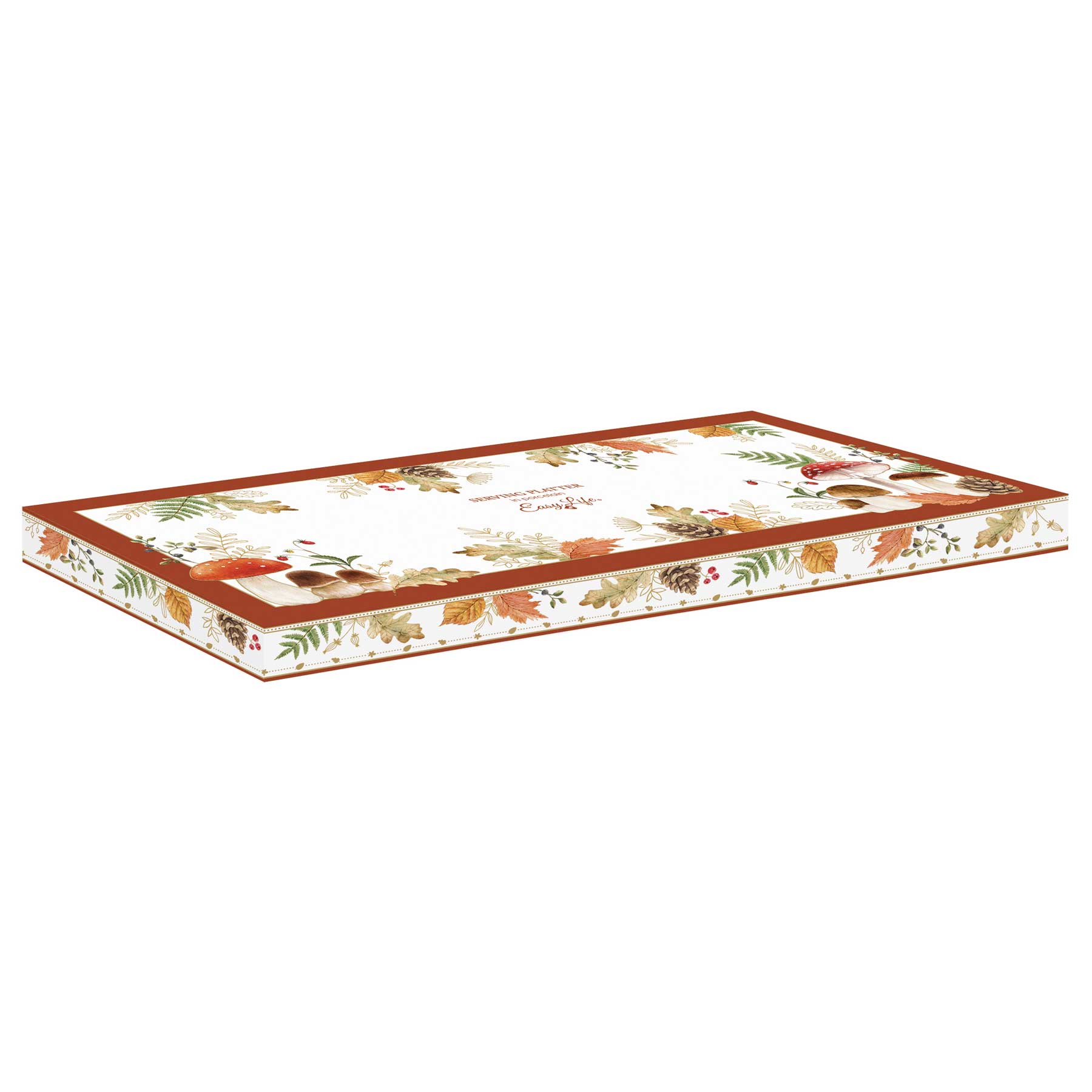 Tál Őszi porcelán kínáló tál díszdobozban Autumn Breeze