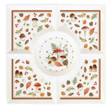 Tál Őszi porcelán osztott kínáló tál díszdobozban Autumn Breeze