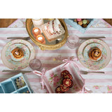 Asztalterítő Pamut rózsás asztali futó 50X160 CM Sweet Roses